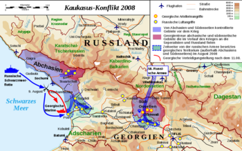 Verlauf des Kaukasuskrieges