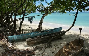 Fischerboote in Jamaika