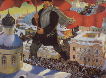 Gemälde Der Bolschewik