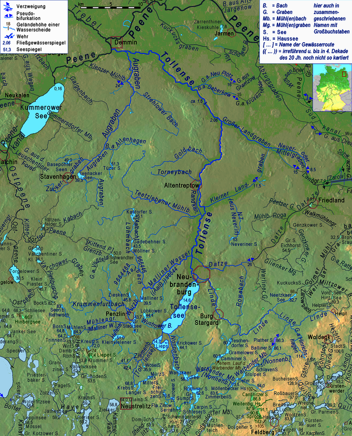 Flüsse Mecklenburg-Vorpommern