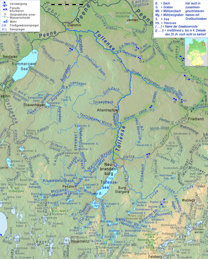 Flüsse Mecklenburg-Vorpommern