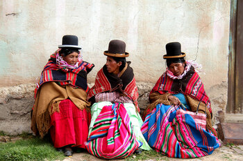 Bolivien Einwohner