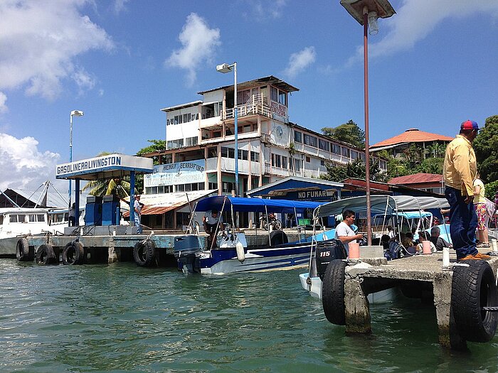 Hafen von Livingston, Guatemala