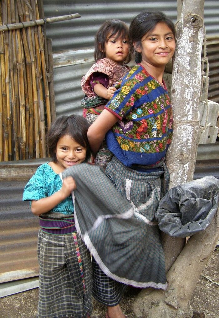 Maya-Mädchen in Guatemala