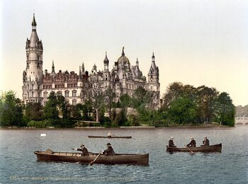 Schweriner Schloss um 1900