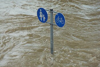Überschwemmung aufgrund des Klimawandels in Deutschland