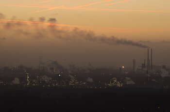 Industrie Luftverschmutzung Ruhrgebiet
