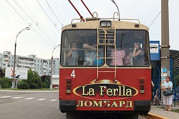 Trolleybus in Transnistrien