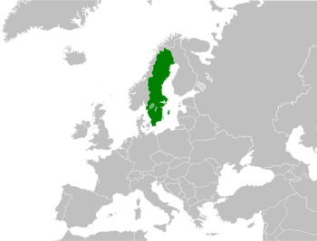 Lage von Schweden in Europa