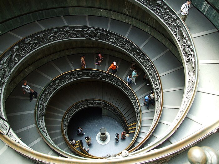 Treppe im Petersdom