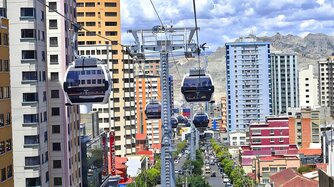 Seilbahn in La Paz