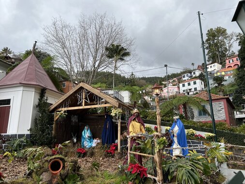Krippe auf Madeira Weihnachten in Portugal auf Madeira