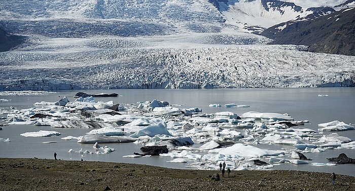 Gletscher Vatnajökull in Island