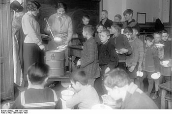 Schulspeisung 1931