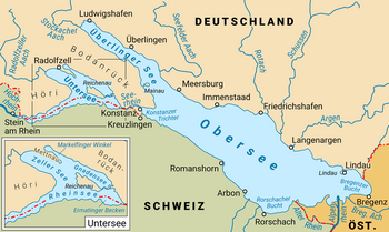 Lage, Karte, Bodensee Lage, Karte, Bodensee