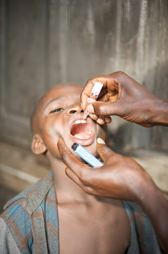 Polioimpfung in Guinea