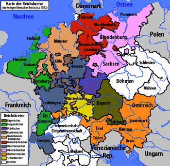 Reichskreise Karte