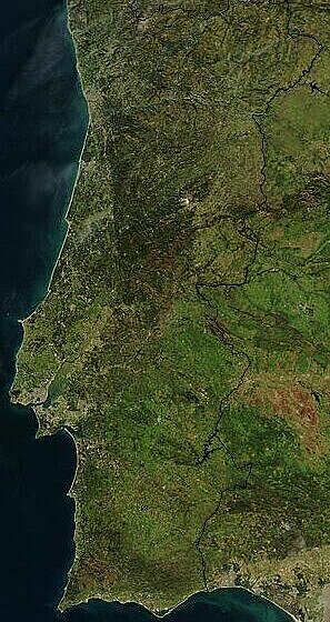 Portugal Satellitenbild