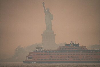 Smog in New York durch Waldbrände in Kanada