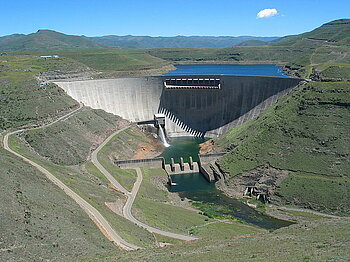 Damm, Wasserkraft, Lesotho