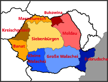 Historische Regionen von Rumänien