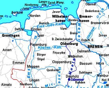 Fluss in Niedersachsen Hunte