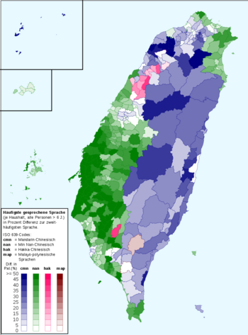 Sprache Taiwan