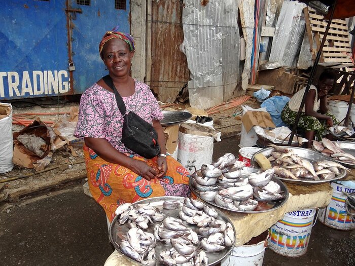 Fischmarkt in Abidjan