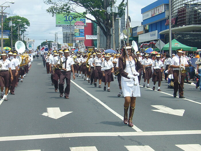 Blaskapelle in Panama-Stadt