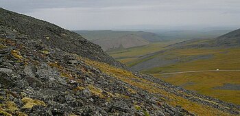 Tundra in den Nordwest-Territorien Kanadas