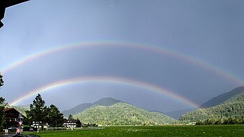 Doppelter Regenbogen