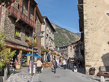 Straße in Ordino