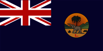 Flagge der britischen Kolonie Lagos
