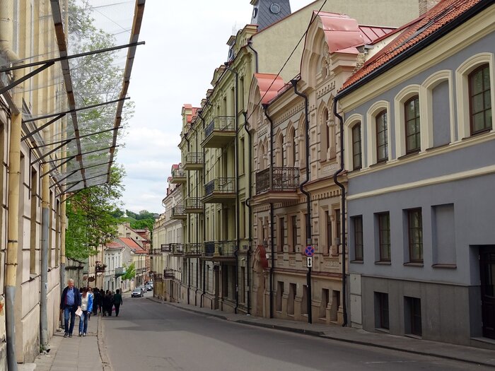 Straße in Vilnius