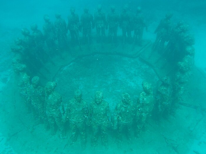 Underwater Sculpture Park in Grenada