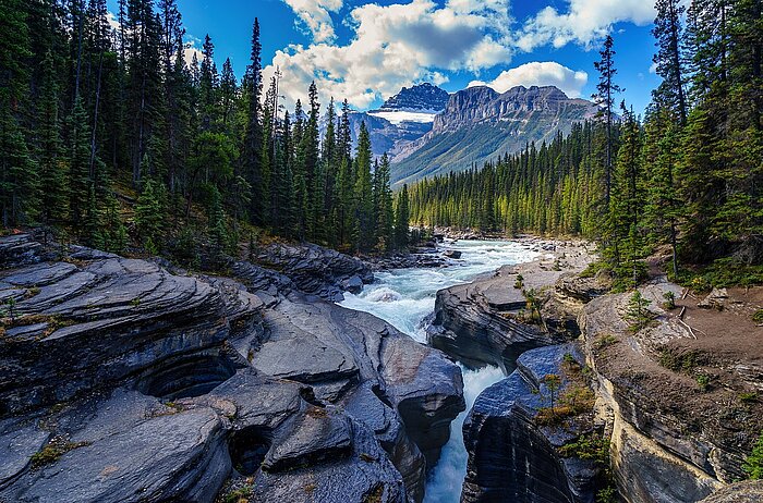 Typische Landschaft in Kanada