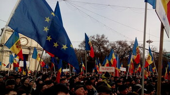 Demonstrationen in Chișinău 2016