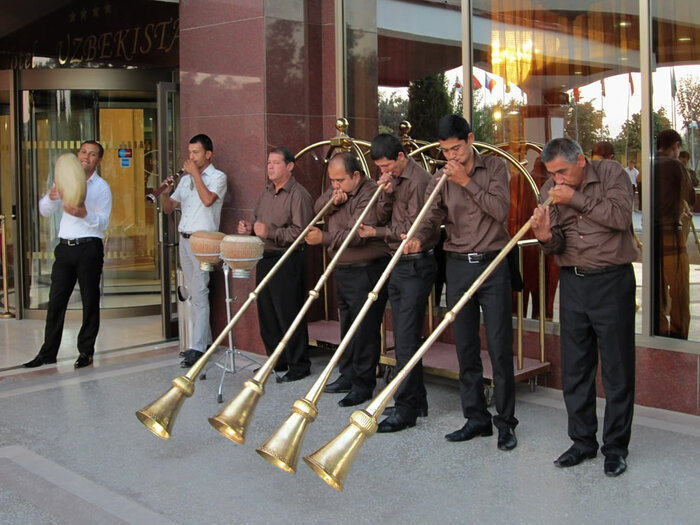 Musiker in Taschkent