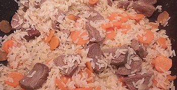 Plov mit Lamm