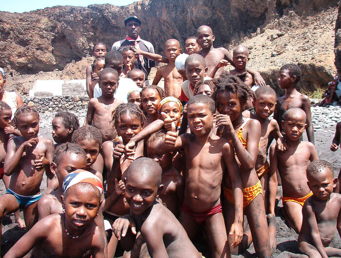 Kinder aus Kap Verde