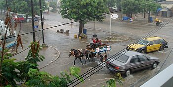 Regen in Dakar