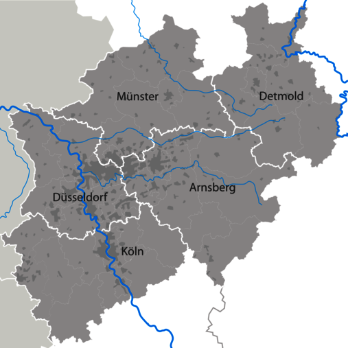 NRW Regierungsbezirke