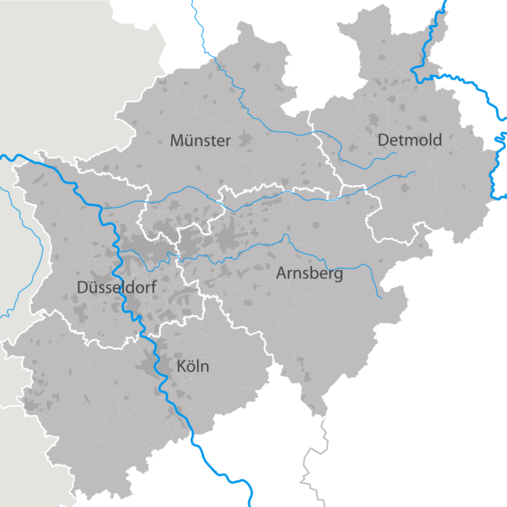 NRW Regierungsbezirke