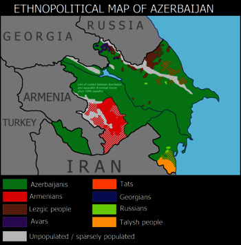 Völker in Aserbaidschan