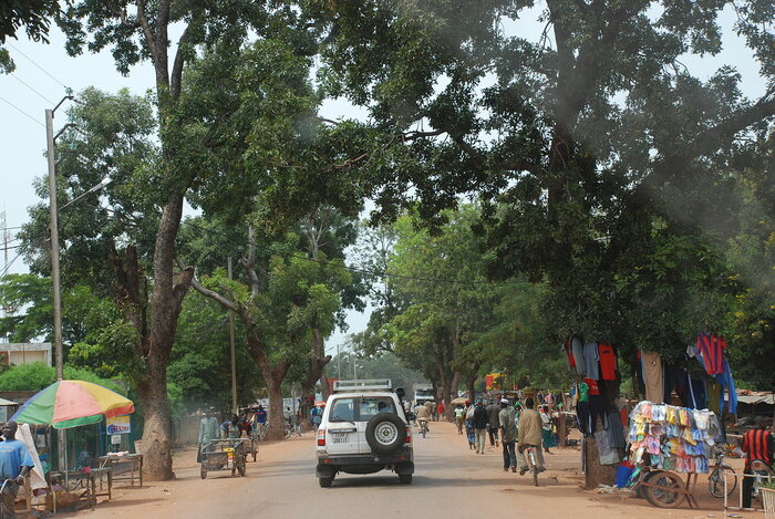 Straße in Fada N'Gourma