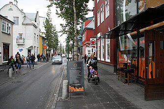 Laugavegur in Reykjavik