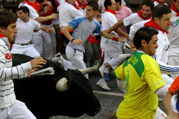 Stierrennen in Pamplona