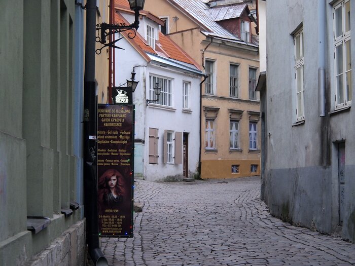 Straße in Estland