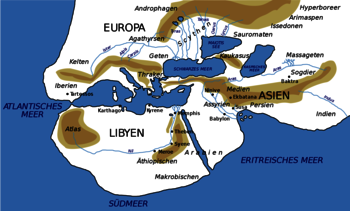 Herodot Weltkarte