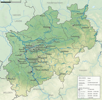 Landeshauptstadt Düsseldorf in Nordrhein-Westfalen